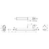 Glideforce MD122006-P Medium-Duty Linear Actuator with Feedback: 100kgf, 6" Stroke (5.9" Usable), 0.58"/s, 12V