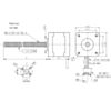 Stepper Motor with 38cm Lead Screw: Bipolar, 200 Steps/Rev, 42×38mm, 2.8V, 1.7 A/Phase