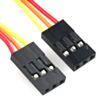 Jumper Wire - 0.1 inch 3-pin 4 inch (PRT-10363) Image 2