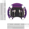 LilyPad Coin Cell Battery Holder - 20mm (DEV-10730) Image 2