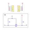 Schematic diagram of the 4-channel bidirectional logic level shifter. (SKU: POLOLU-2595 Image 7)