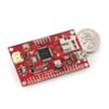 Logomatic v2 serial SD datalogger with U.S. quarter for size reference. (SKU: POLOLU-1623 Image 2)