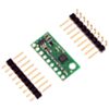 LSM303D 3D compass and accelerometer carrier with voltage regulator with included optional headers. (SKU: POLOLU-2127 Image 4)