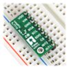 LSM303D 3D compass and accelerometer carrier with voltage regulator in a breadboard. (SKU: POLOLU-2127 Image 5)