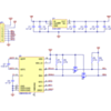 Schematic of the LSM303DLHC 3D compass and accelerometer carrier with voltage regulator. (SKU: POLOLU-2124 Image 6)