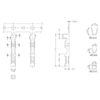 Dimensions (in mm) of female crimp pins for 0.1 inch housings. (SKU: POLOLU-1931 Image 8)