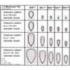 LV-MaxSonar-EZ beam patterns (range shown on 1-foot grid to various diameter dowels) (SKU: POLOLU-726 Image 3)