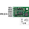 Pololu MinIMU-9 v2 gyro accelerometer and compass pinout. (SKU: POLOLU-1268 Image 3)