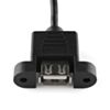 Panel Mount USB to 4-pin Female Header Cable - 6 foot (CAB-10177) Image 2
