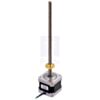Stepper Motor with 18cm Lead Screw: Bipolar, 200 Steps/Rev, 42×38mm, 2.8V, 1.7 A/Phase