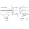 Stepper Motor with 18cm Lead Screw: Bipolar, 200 Steps/Rev, 42×38mm, 2.8V, 1.7 A/Phase