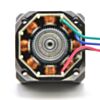 Stepper Motor with 18cm Lead Screw: Bipolar, 200 Steps/Rev, 42×38mm, 2.8V, 1.7 A/Phase