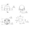Pololu Ball Caster with 1″ Plastic Ball and Plastic Rollers
