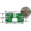 Pololu step-up/step-down voltage regulator S18V20x bottom view with dimensions. (SKU: POLOLU-2577 Image 2)