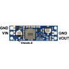 Pololu fixed step-up voltage regulator U3V50Fx labeled top view. (SKU: POLOLU-2568 Image 5)
