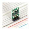 Pololu step-up voltage regulator U1V10F3/U1V10F5 in a breadboard. (SKU: POLOLU-2563 Image 4)