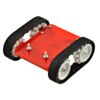 Pololu 22T track set mounted on a custom laser-cut acrylic chassis. (SKU: POLOLU-1416 Image 4)