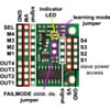 Pololu 4-Channel RC Servo Multiplexer (Partial Kit) labeled pinout. (SKU: POLOLU-2806 Image 7)