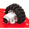 The Pololu 5 inch round robot chassis RRC04A using an included spacer. (SKU: POLOLU-1501 Image 13)