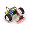 Pololu 5 inch round robot chassis RRC04A with an Orangutan SV-328 and a QTR sensor array. (SKU: POLOLU-1503 Image 4)