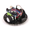Pololu 5 inch round robot chassis RRC04A with an Arduino Duemilanove and a Sharp digital distance sensor. (SKU: POLOLU-1503 Image 6)