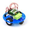 Pololu 5 inch round robot chassis RRC04A with the motors mounted below the chassis and an Orangutan SV-328 mounted on standoffs. (SKU: POLOLU-1503 Image 9)