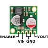 Pololu 5V 2.5A Step-Down Voltage Regulator D24V25F5 top view with labeled pinout. (SKU: POLOLU-2850 Image 7)