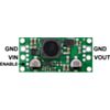 Pololu fixed step-up/step-down voltage regulator S18V20Fx labeled top view. (SKU: POLOLU-2575 Image 6)