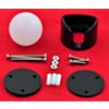 Pololu ball caster with 1 inch plastic ball with included hardware. (SKU: POLOLU-956 Image 2)