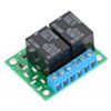 Pololu basic 2-channel SPDT relay carrier with 5 VDC relays (assembled). (SKU: POLOLU-2487 Image 2)