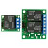 Side-by-side comparison of the single and dual versions of the Pololu basic SPDT relay carriers. (SKU: POLOLU-2487 Image 8)