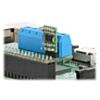 S7V7F5 step-up/step-down regulator connected to an assembled Pololu DRV8835 Dual Motor Driver Kit for Raspberry Pi B+. (SKU: POLOLU-2753 Image 9)