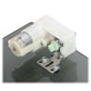 Plastic gearmotor with offset output (item #1118 or #1119) mounted with Pololu extended stamped aluminum L-bracket. (SKU: POLOLU-2671 Image 3)