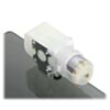 Plastic gearmotor with 90-degree output (item #1120 or #1121) mounted with Pololu extended stamped aluminum L-bracket. (SKU: POLOLU-2671 Image 6)