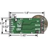 Pololu high-power motor driver bottom view with dimensions. (SKU: POLOLU-760 Image 2)
