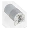 Pololu machined aluminum bracket for 37D mm metal gearmotors mounting a motor to a clear piece of acrylic. (SKU: POLOLU-1995 Image 4)