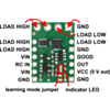 Pololu RC Switch with Medium Low-Side MOSFET labeled top view. (SKU: POLOLU-2803 Image 6)