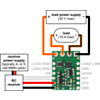 Typical wiring diagram for the Pololu RC Switch with Medium Low-Side MOSFET. (SKU: POLOLU-2803 Image 7)