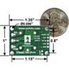 Pololu RC Switch with Relay bottom view with dimensions. (SKU: POLOLU-2805 Image 3)