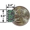 Pololu RC Switch with Small Low-Side MOSFET bottom view with dimensions. (SKU: POLOLU-2802 Image 2)