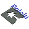 Transparent gray acrylic (#2064 #2074 or similar). (SKU: POLOLU-1531 Image 14)