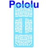 Pololu RP5/Rover 5 Expansion Plate RRC07A (Narrow) Transparent Light-Blue