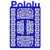 Pololu RP5/Rover 5 Expansion Plate RRC07B (Wide) Solid Blue