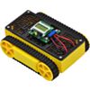 Yellow RP5 tracked chassis with expansion plate and Orangutan SV-328. (SKU: POLOLU-1543 Image 6)
