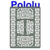 Pololu RP5/Rover 5 Expansion Plate RRC07B (Wide) Transparent Gray