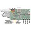 Simple Motor Controller 18v7 pinout and key components. (SKU: POLOLU-1377 Image 5)