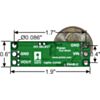 Pololu step-down voltage regulator D15V70F5S3 bottom view with dimensions (SKU: POLOLU-2111 Image 2)