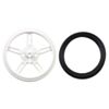 60x8mm wheel with tire removed. (SKU: POLOLU-1424 Image 2)