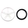 70x8mm wheel with tire removed. (SKU: POLOLU-1429 Image 2)