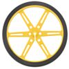 Pololu wheel 80x10mm - yellow. (SKU: POLOLU-1432 Image 9)